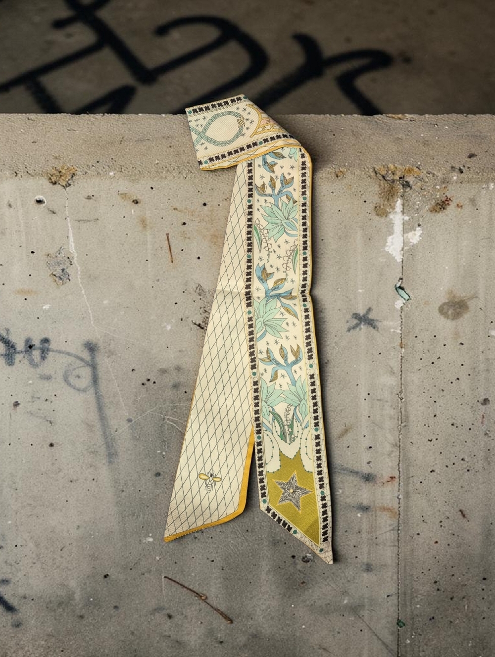 Twilly-style Satin Scarf Tie